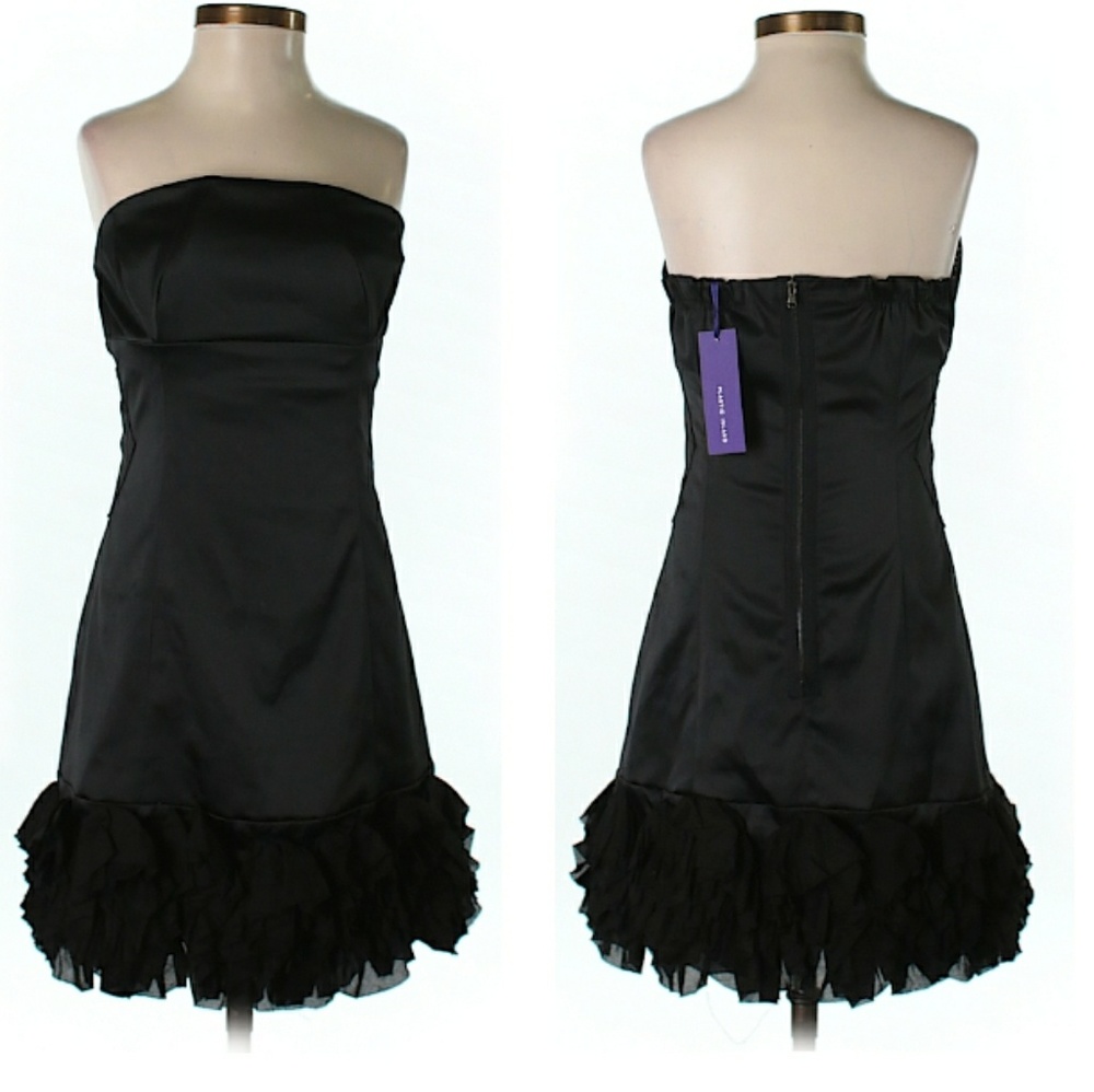 Plastic Island Strapless Party Dress